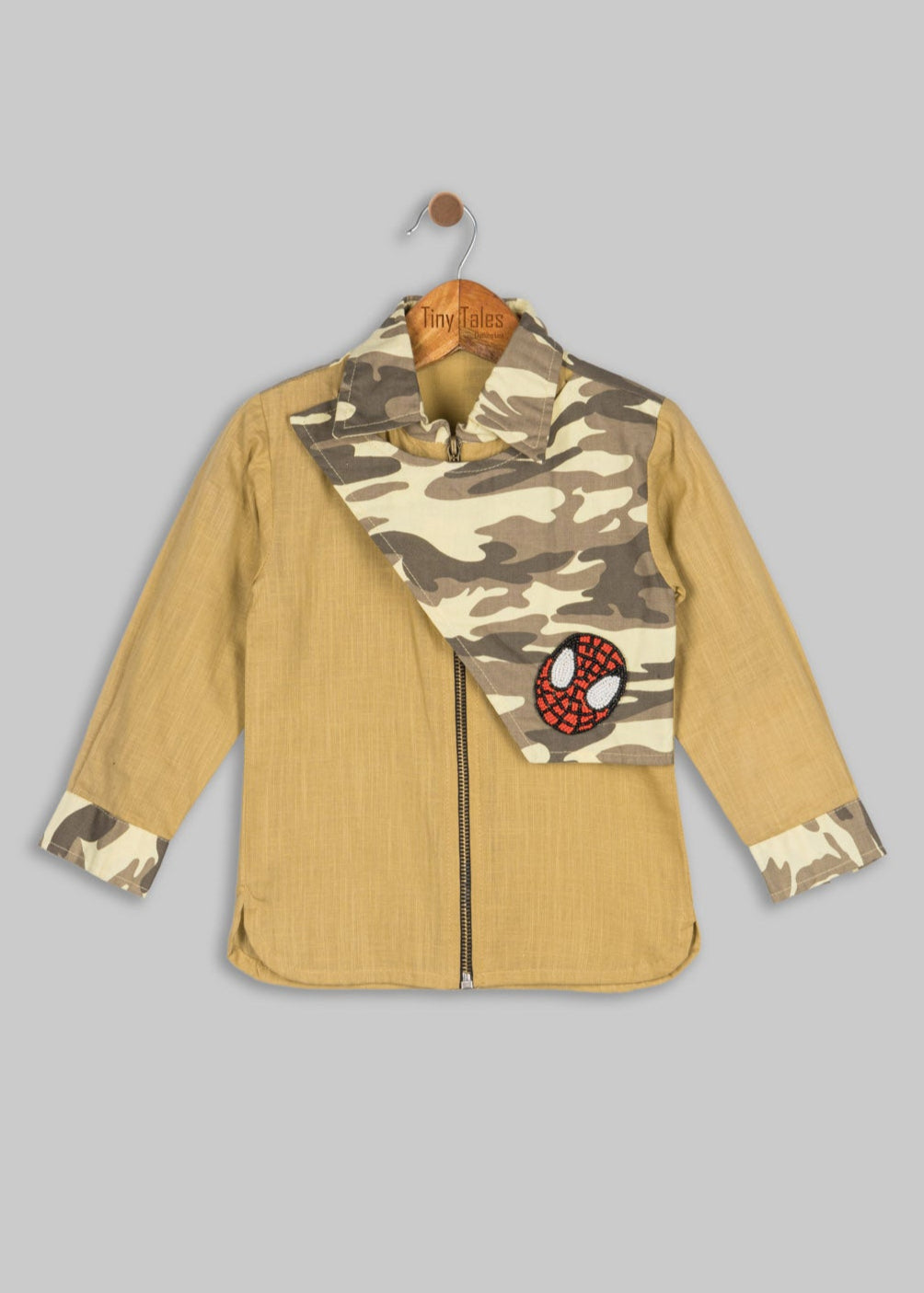 Military Print Flap Shirt