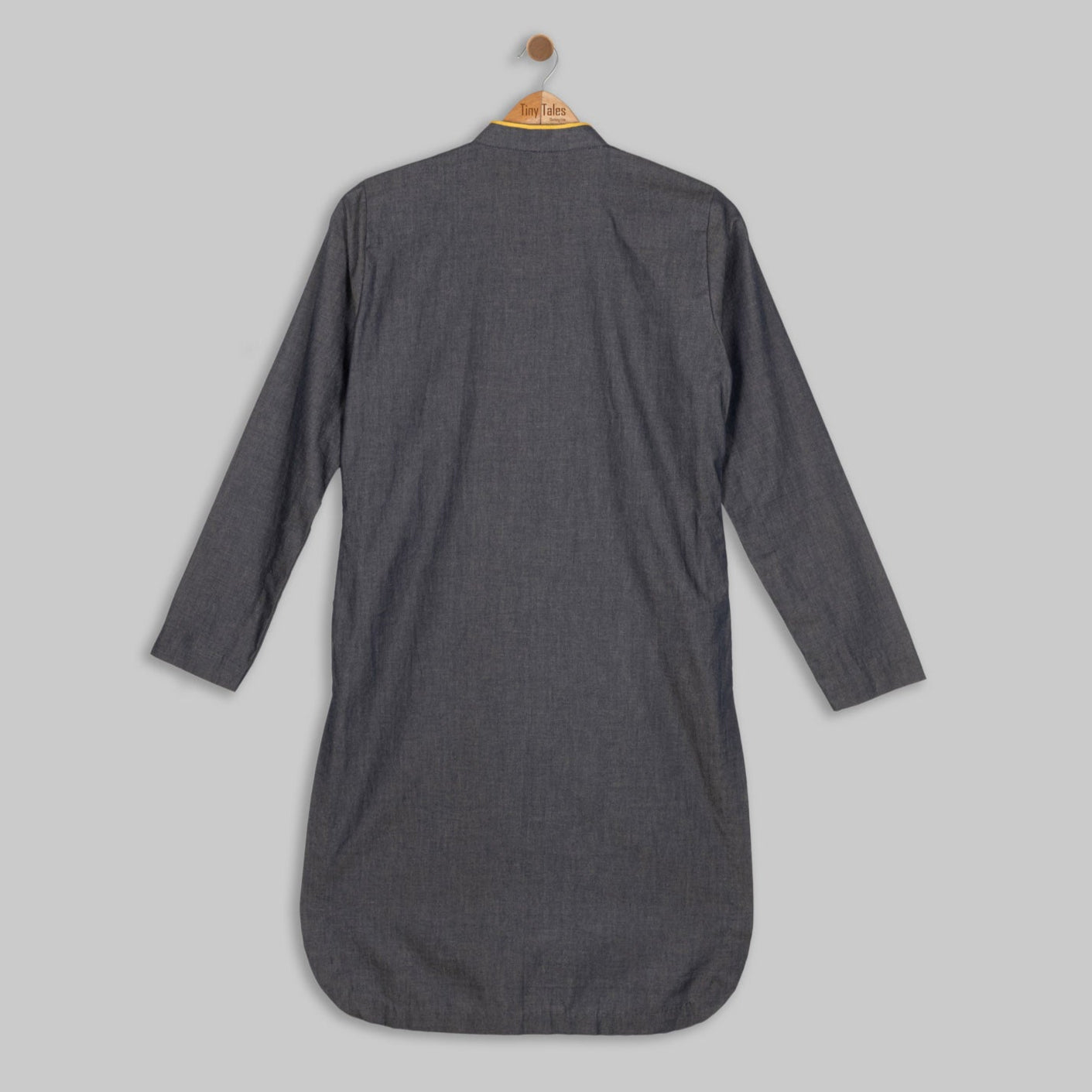 Denim Cord Kurta Set