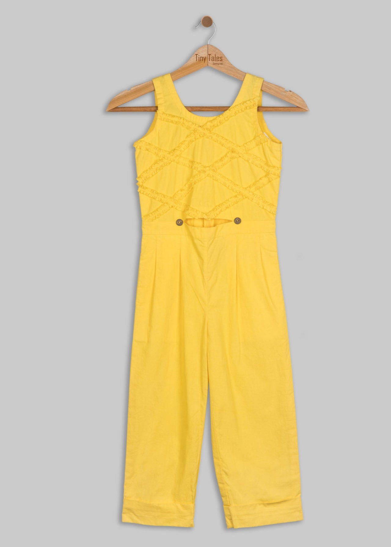 Yellow Frill Jumpsuit