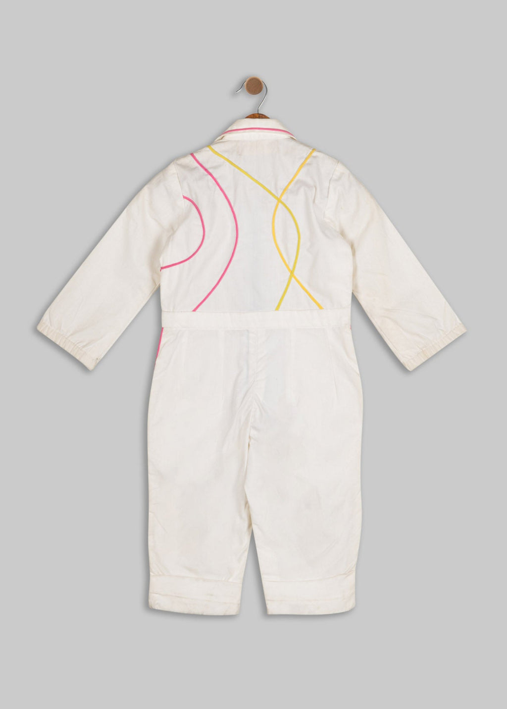 White Cord Jumpsuit