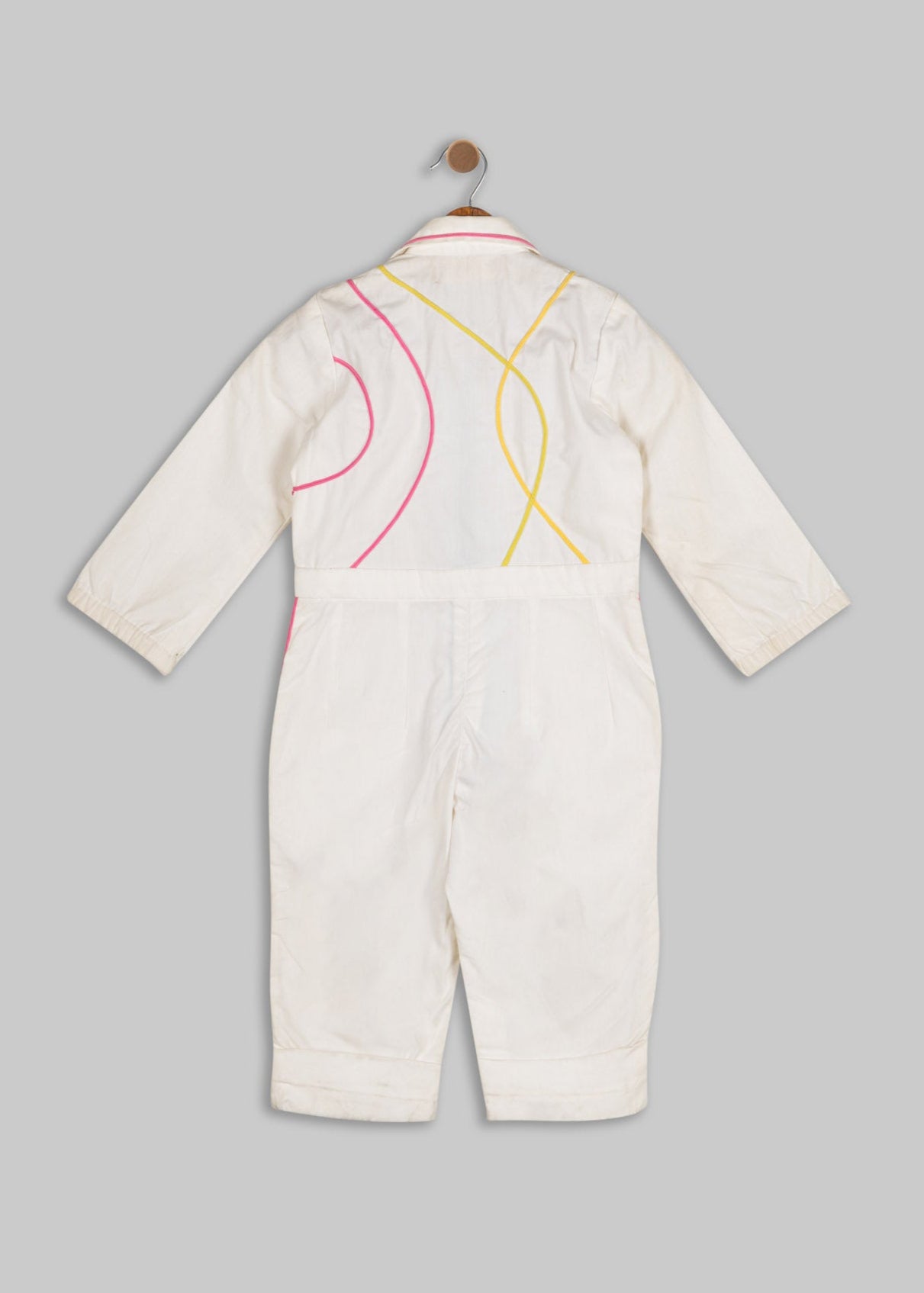 White Cord Jumpsuit