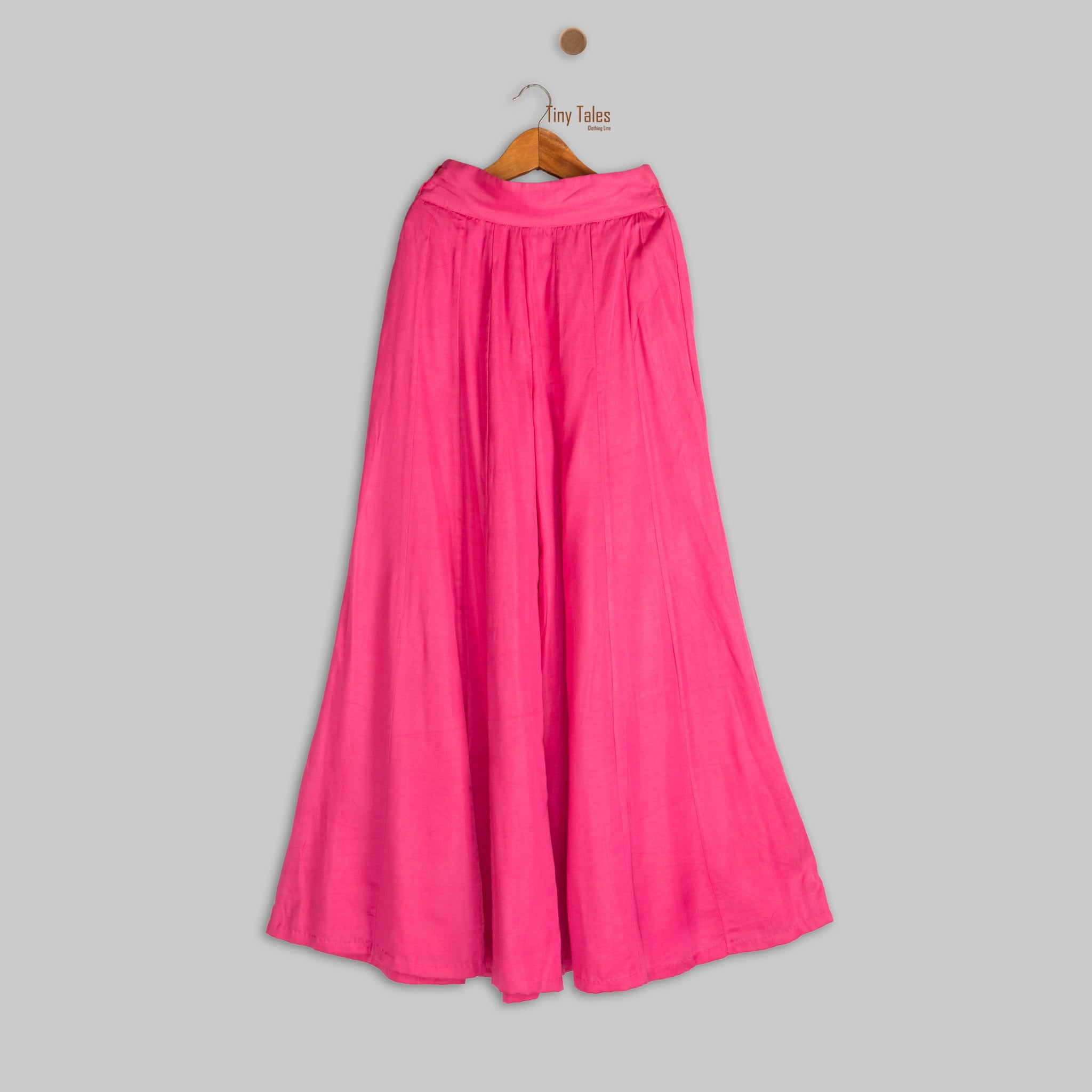 Pink Mirror Work Blouse with Kali Pants and Cape