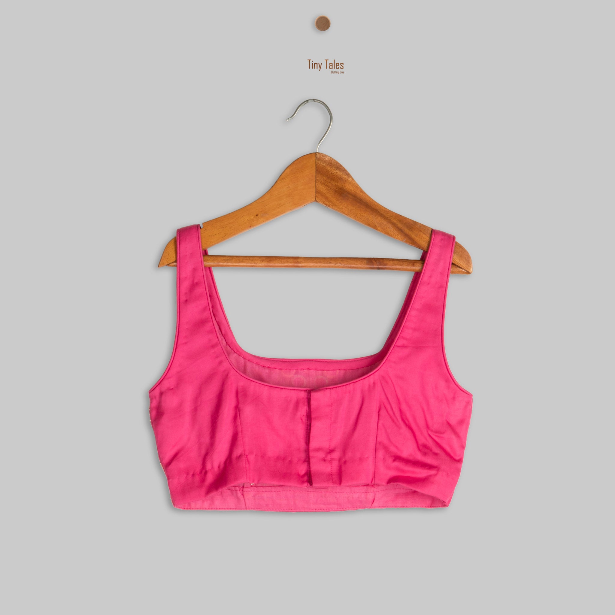 Pink Mirror Work Blouse with Kali Pants and Cape