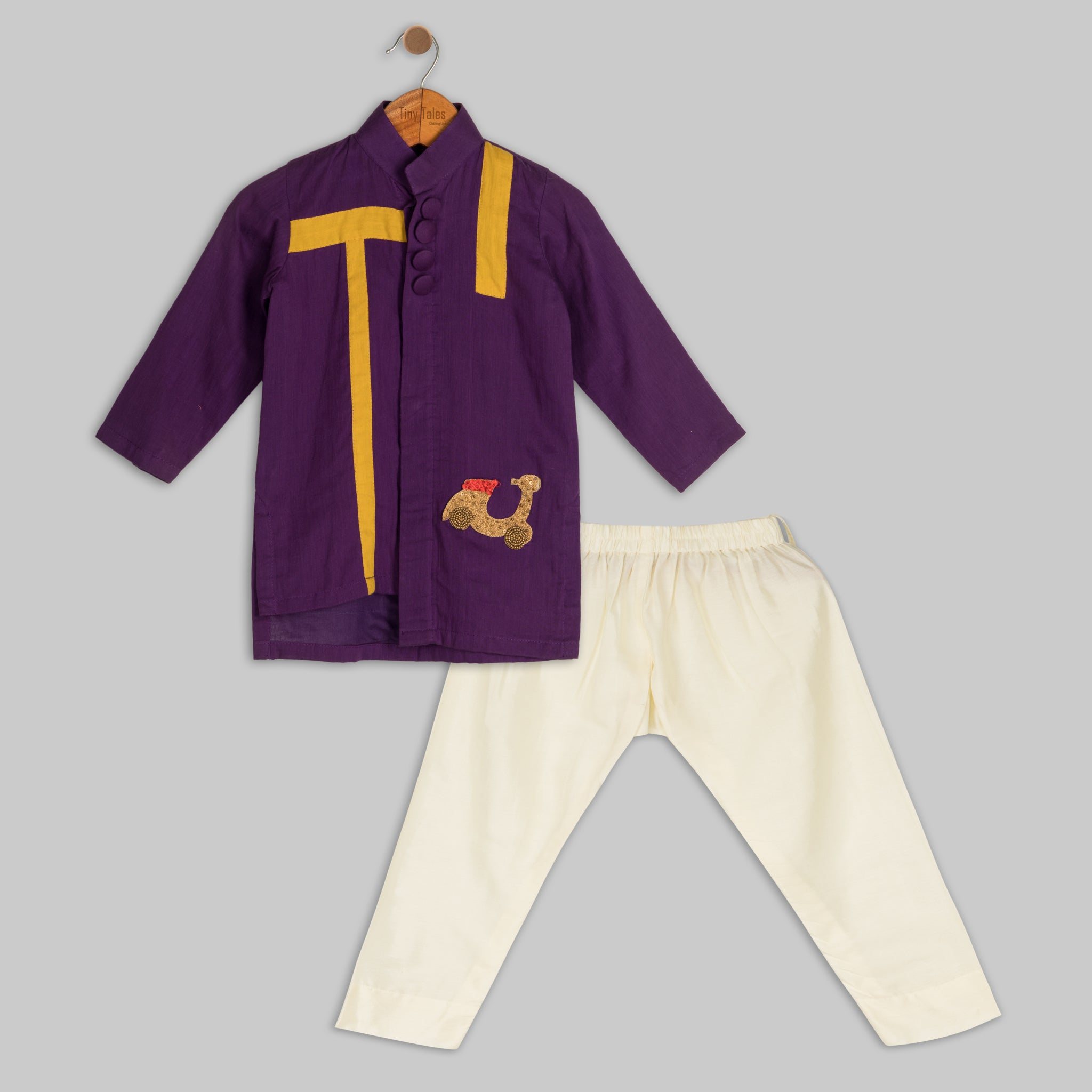 Purple Scooty Kurta