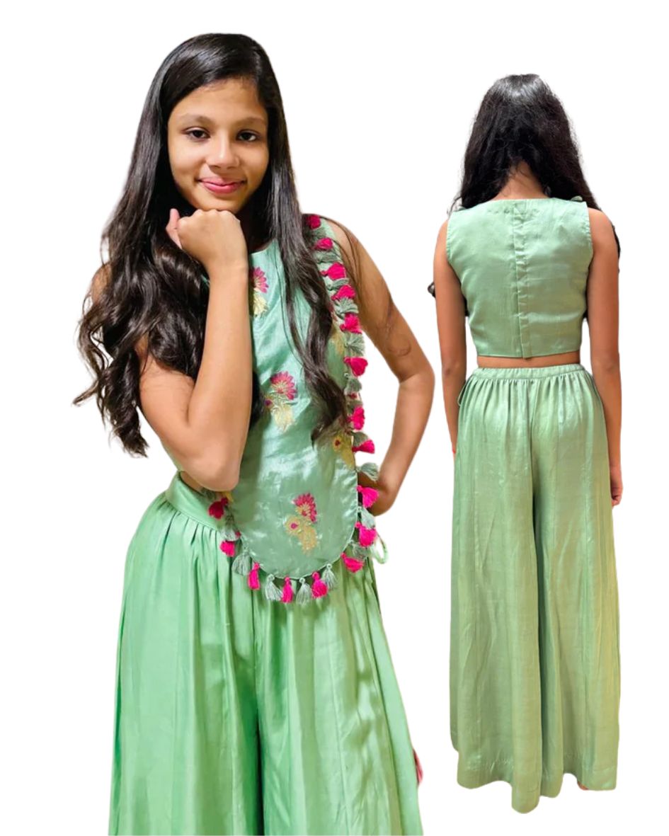 Brocade Corset Style Top with Kali Pants