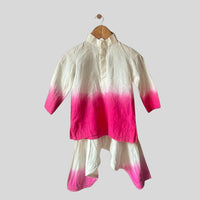 Pink Shaded Kurta Set