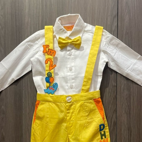 Custom Dinosaur Dungaree Set