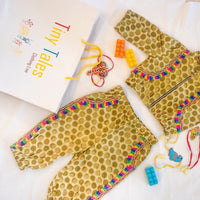 Olive Dabu Jogger Co-Ord Set - 1 - 5 Yrs