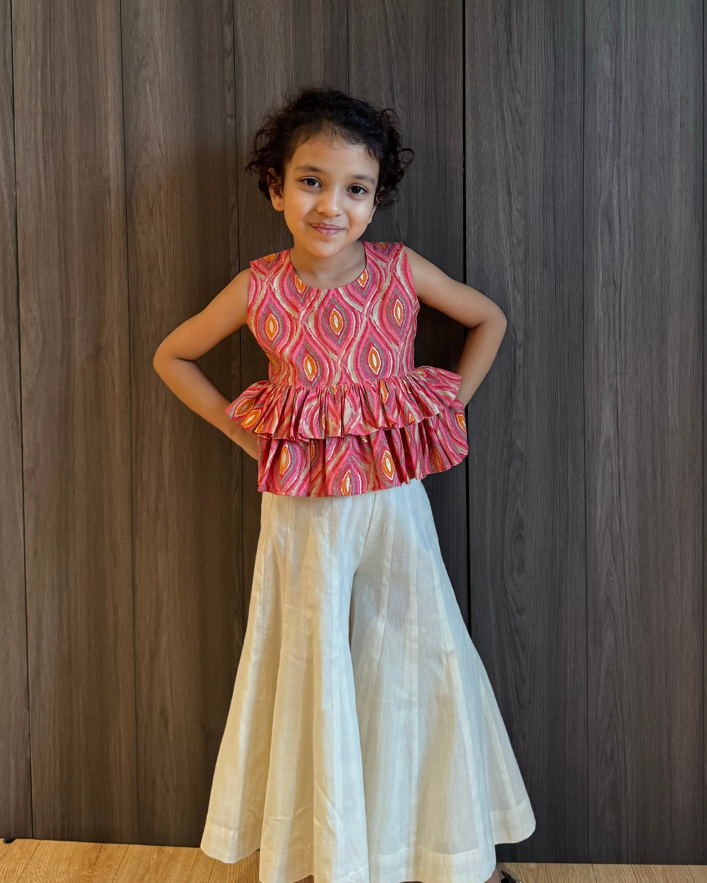 Printed Peplum with Kali Sharara