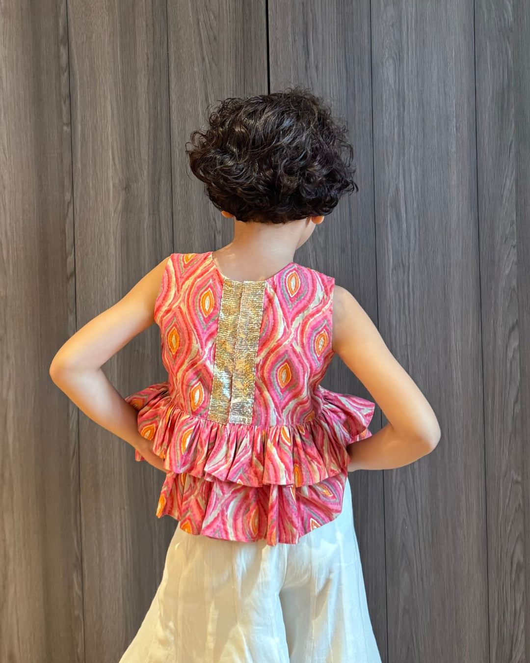 Printed Peplum with Kali Sharara