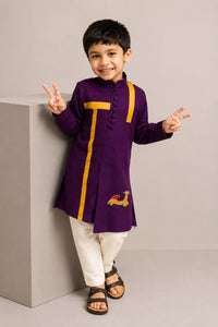 Purple Scooty Kurta