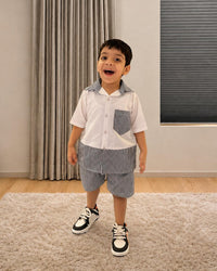 Two-Toned Pinstripes Set