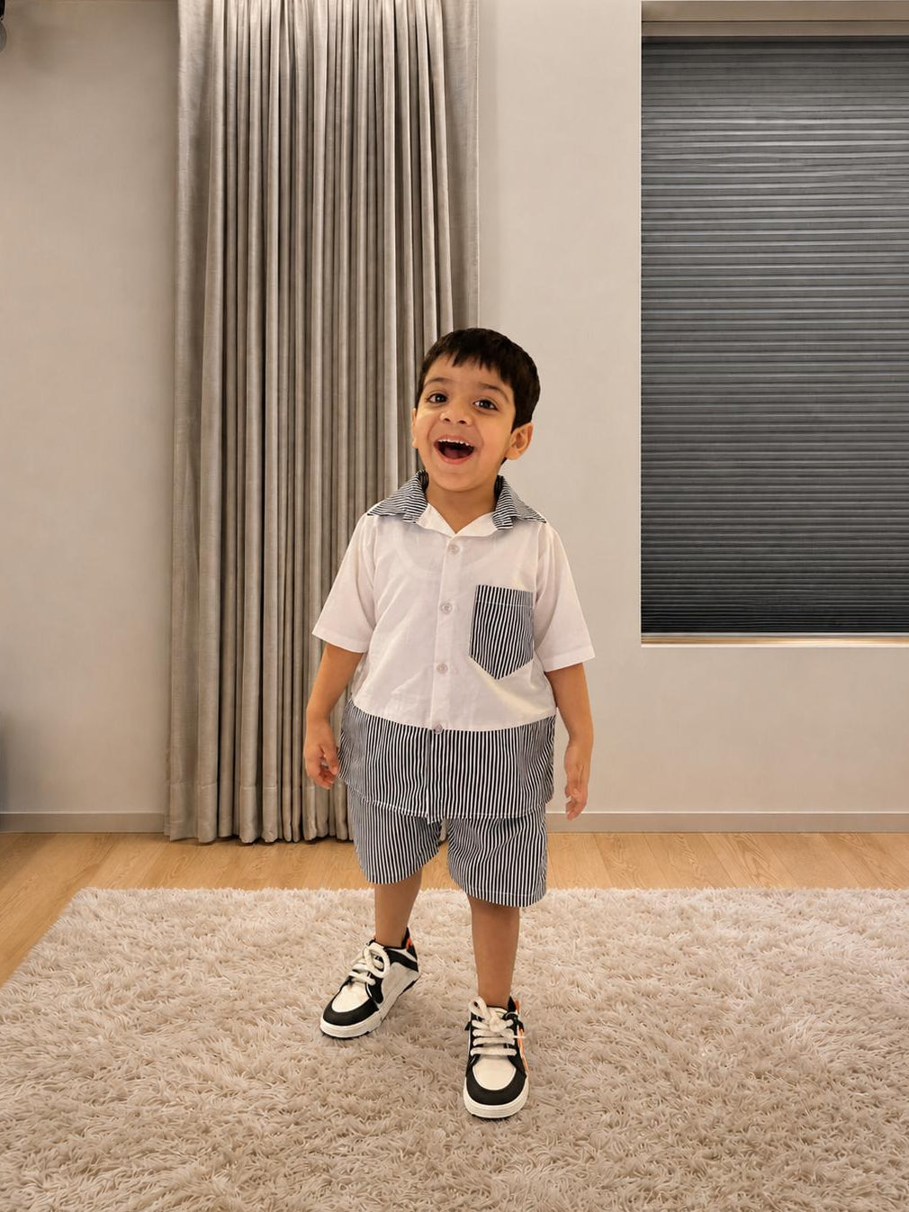 Two-Toned Pinstripes Set