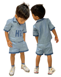 Hi There Denim Set