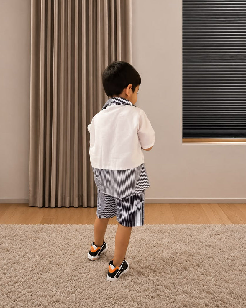 Two-Toned Pinstripes Set