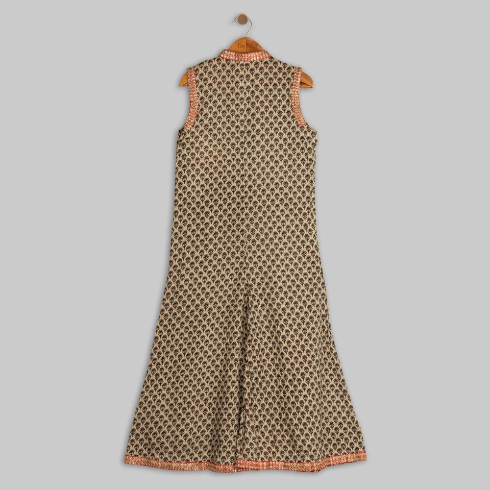 Cotton Printed Jumpsuit - 6 Yrs