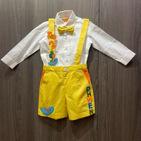 Custom Dinosaur Dungaree Set