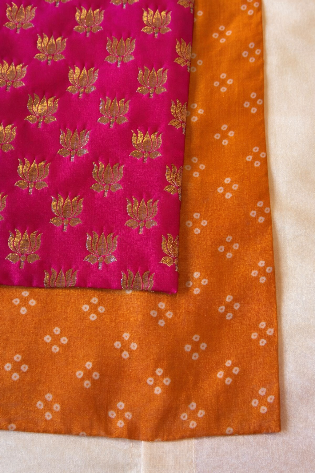 Two Flap Brocade Kurta Set