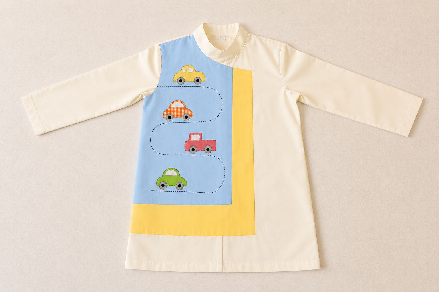 Blue-Yellow Cars Flap Set
