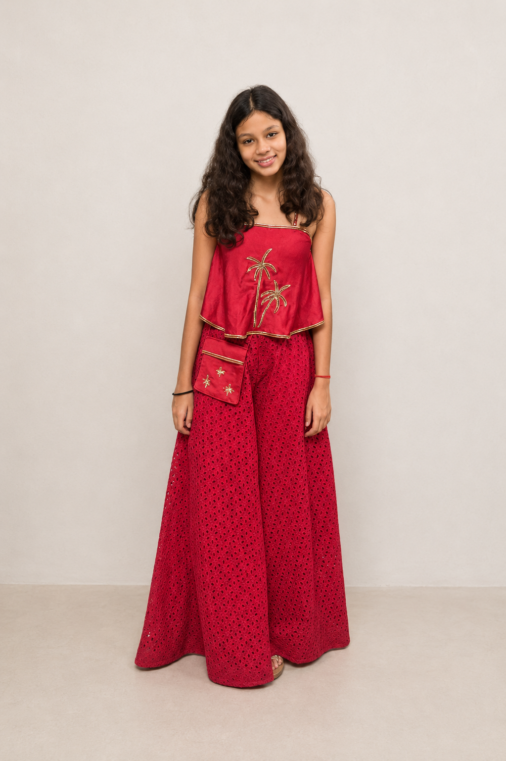 Red Hakoba Set for Kids