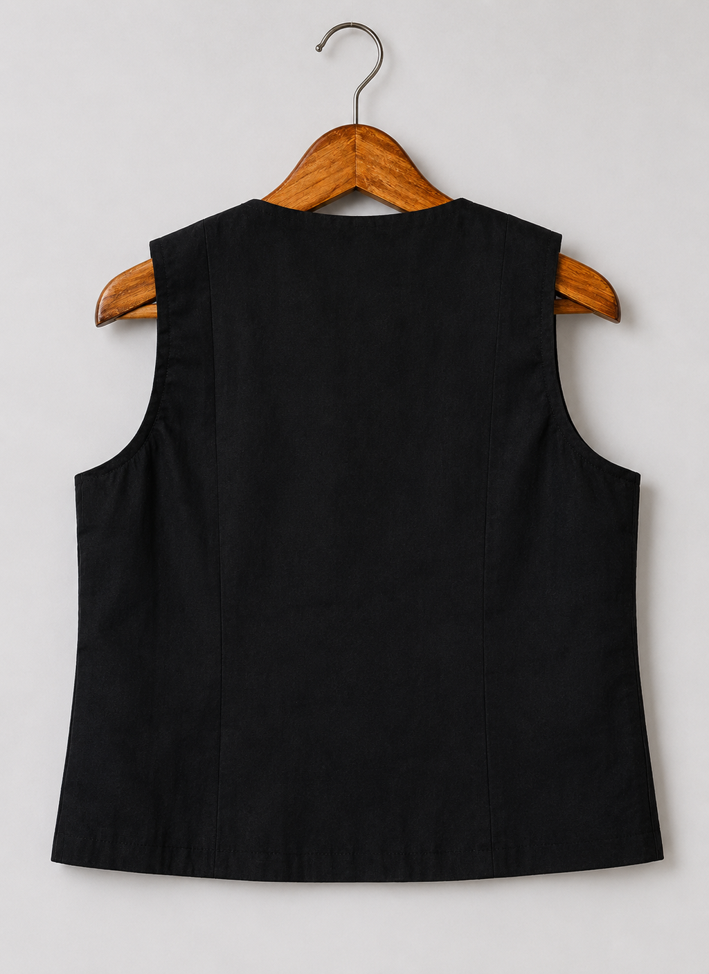 Black Waistcoat with Cool Applique
