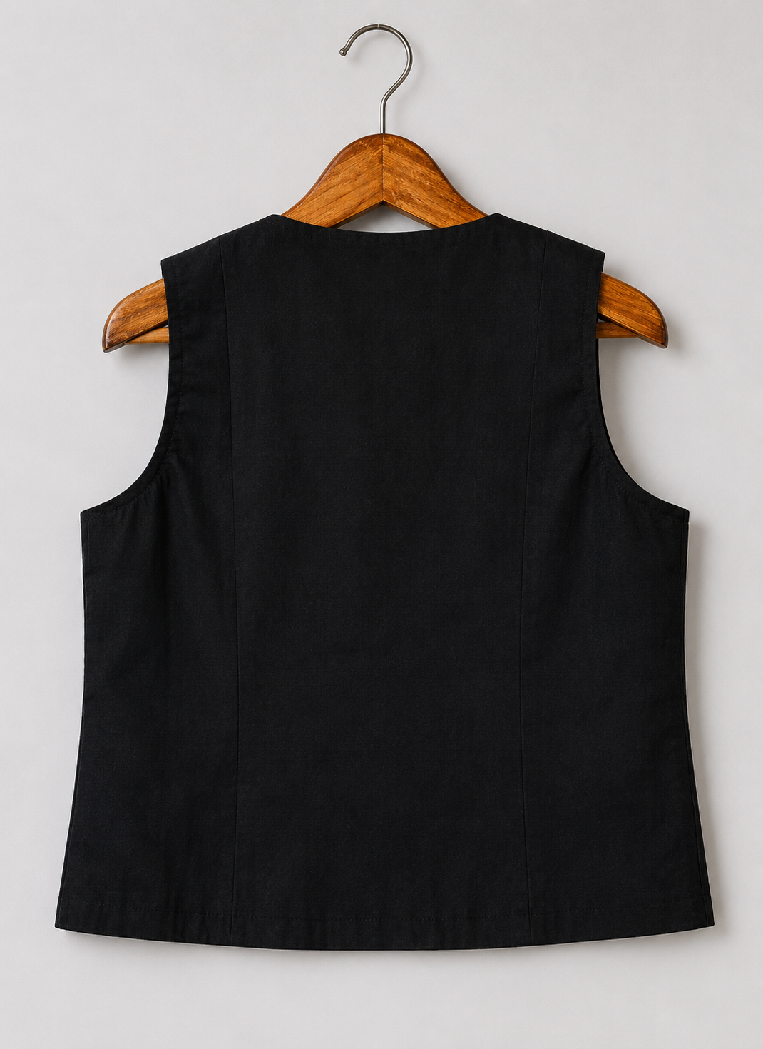 Black Waistcoat with Cool Applique