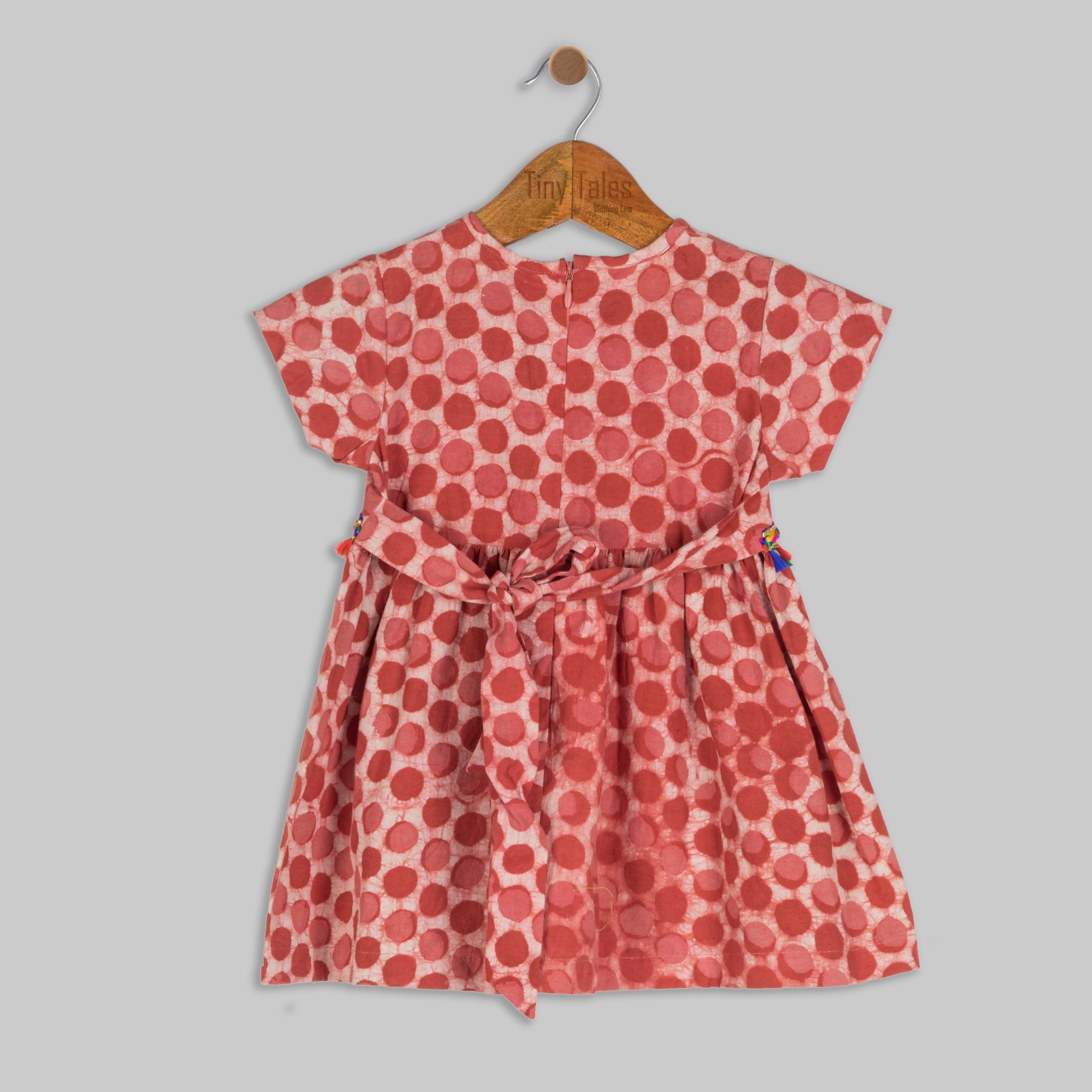 Pink Dabu Frock - 1 Yrs