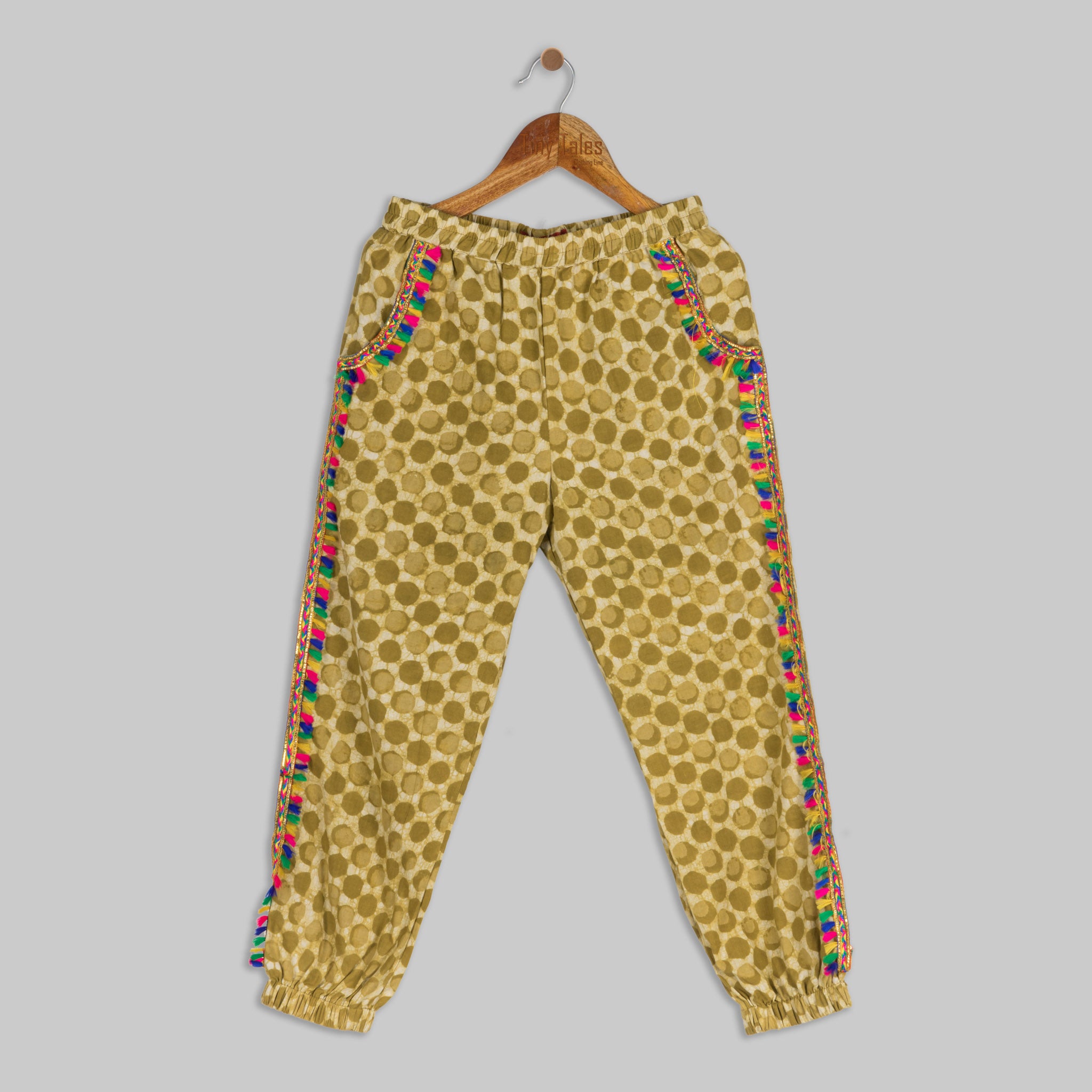 Olive Dabu Jogger Co-Ord Set - 1 - 5 Yrs