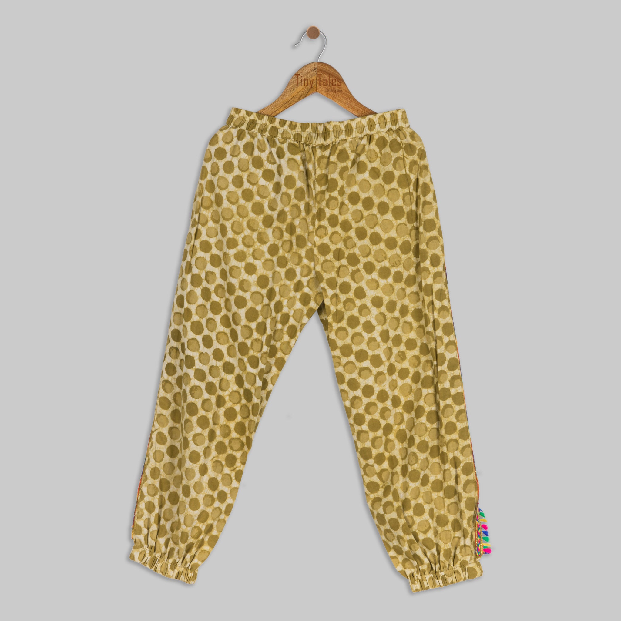 Olive Dabu Jogger Co-Ord Set - 1 - 5 Yrs