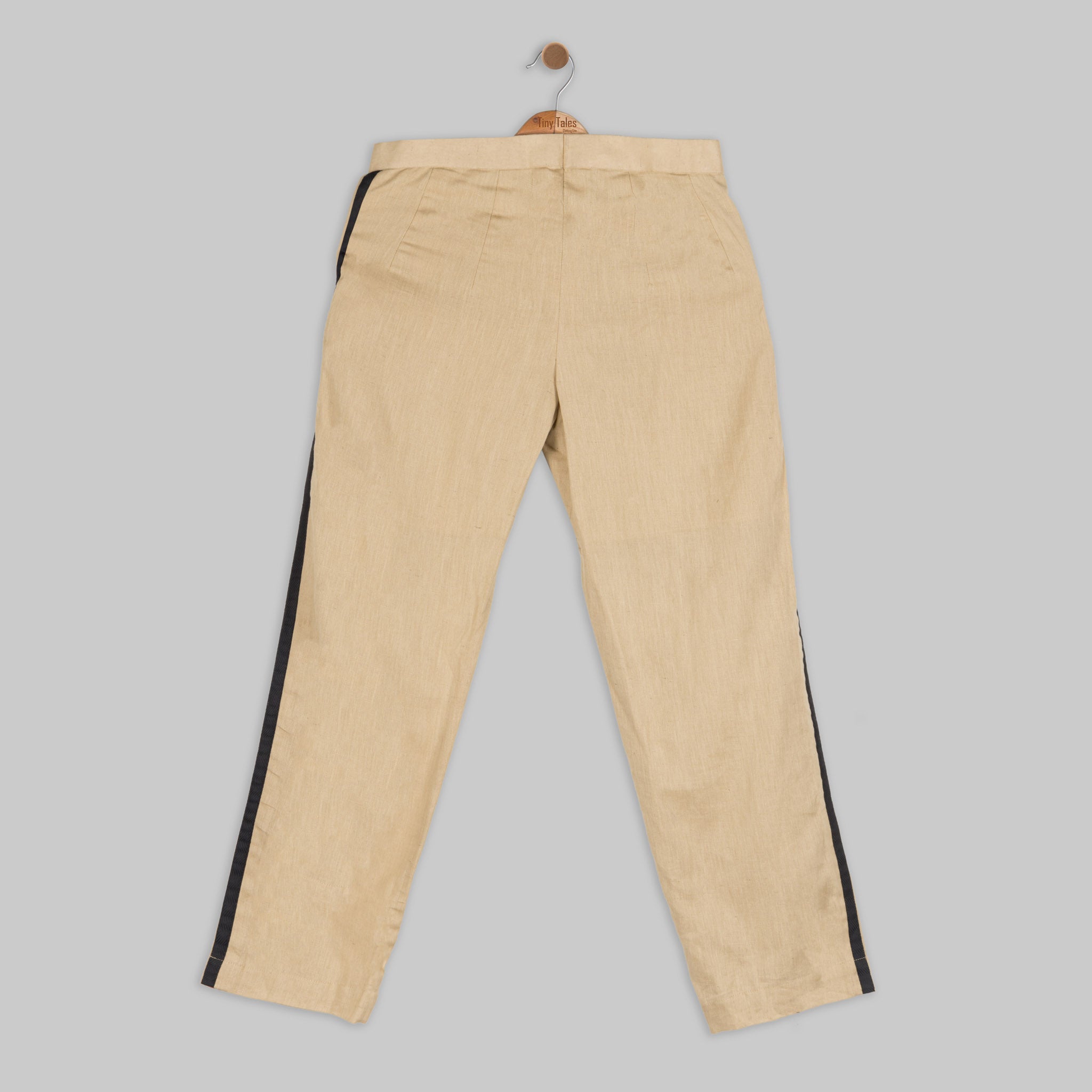 Zebra Printed Shirt with Beige Pants - 9-10 Yrs