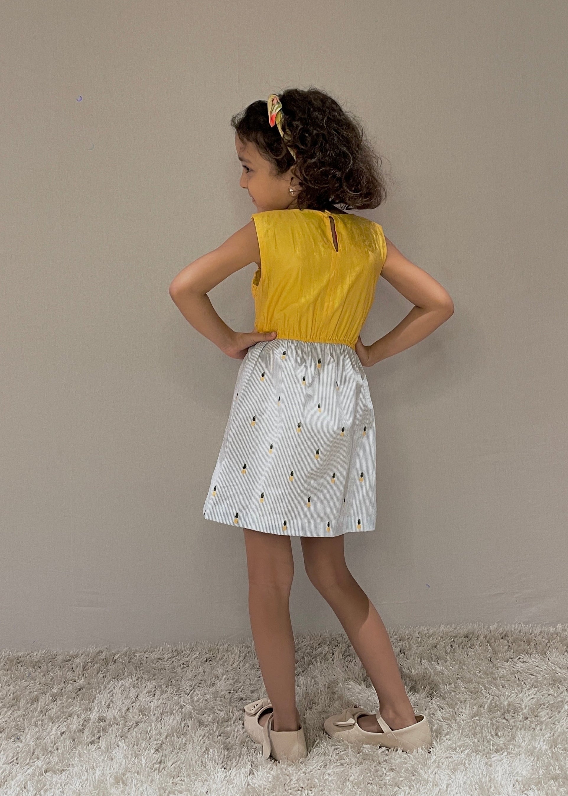 Textured Pineapple Dress