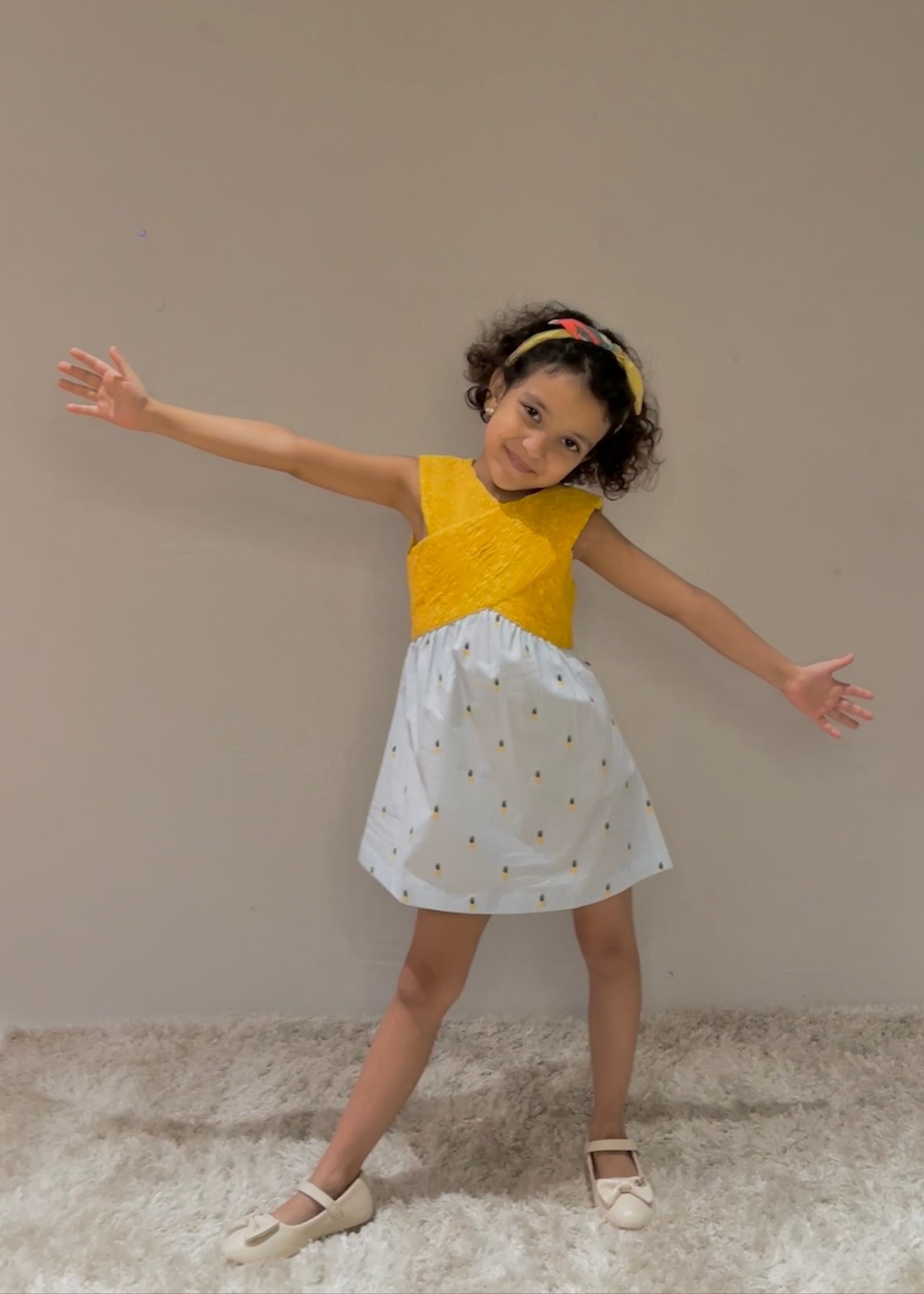 Textured Pineapple Dress