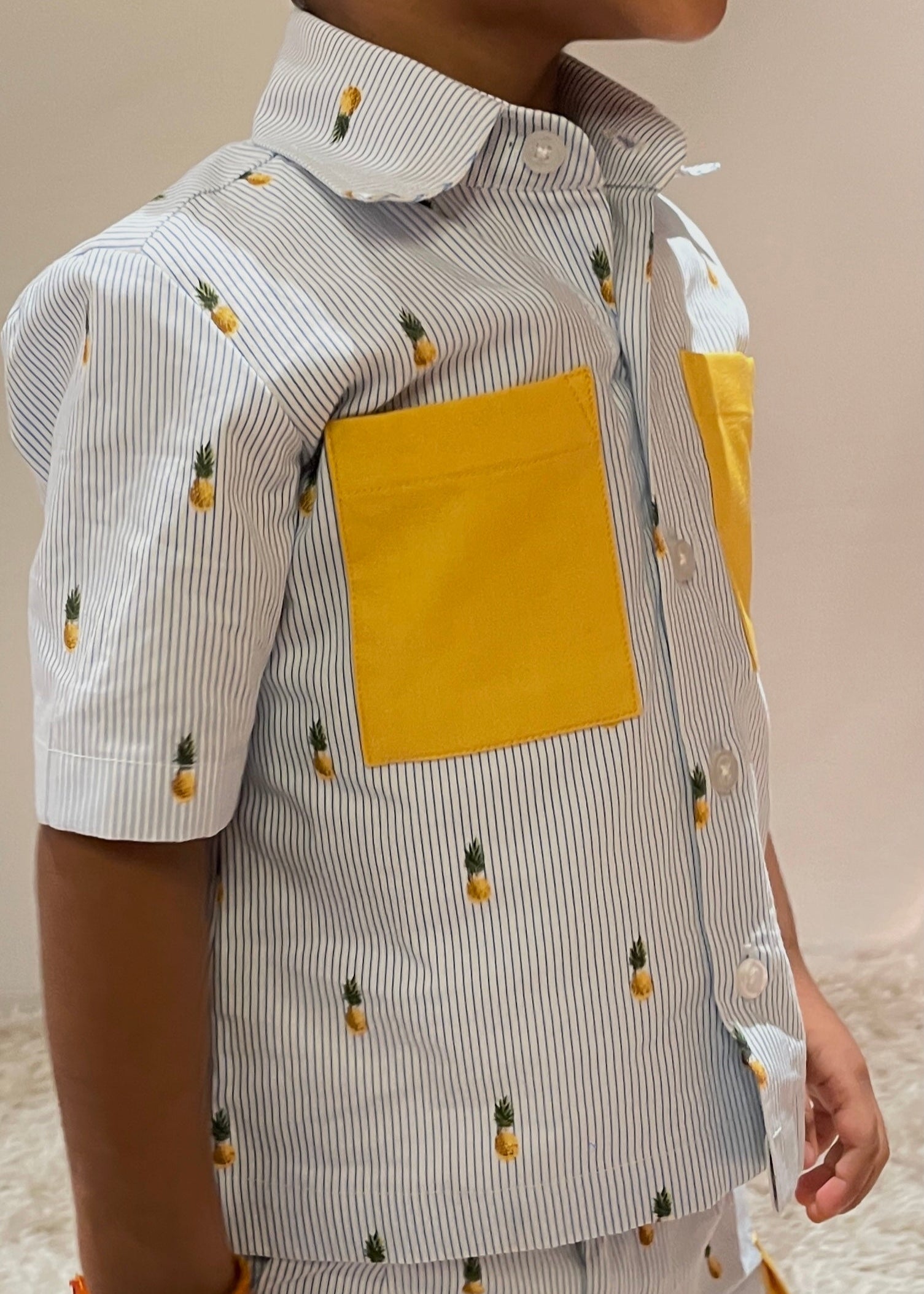Pinstripe Pineapple Set