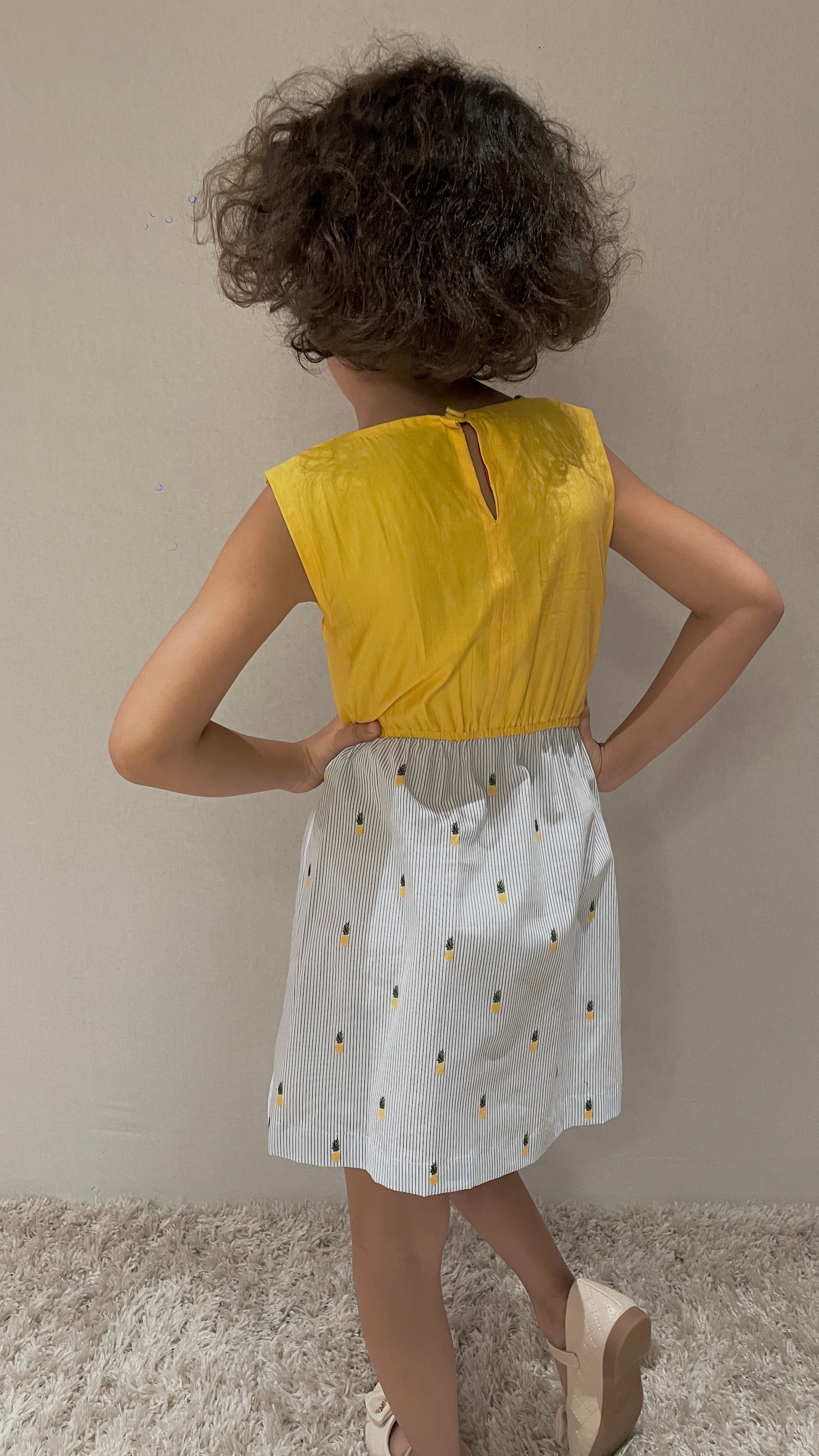 Textured Pineapple Dress