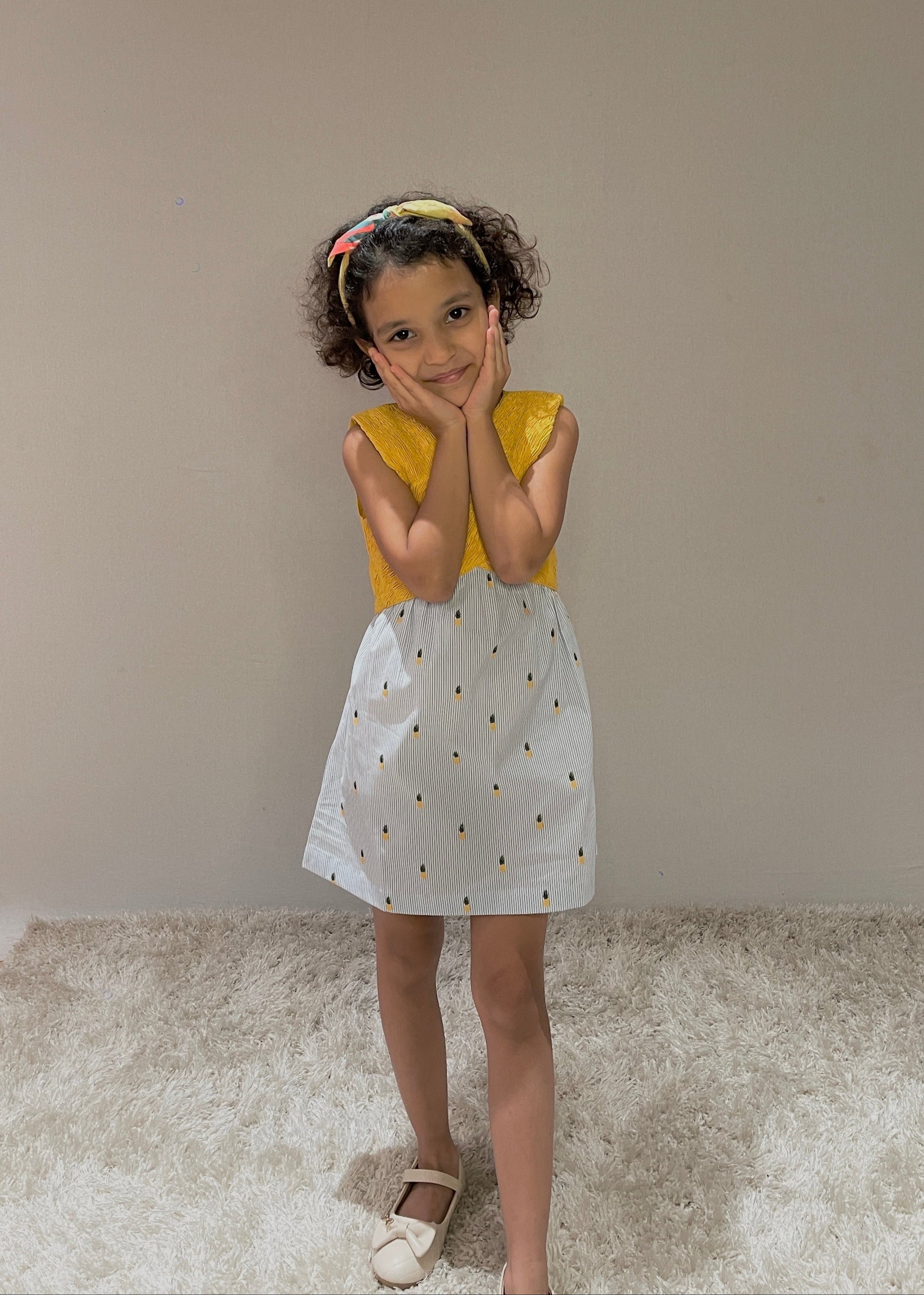 Textured Pineapple Dress