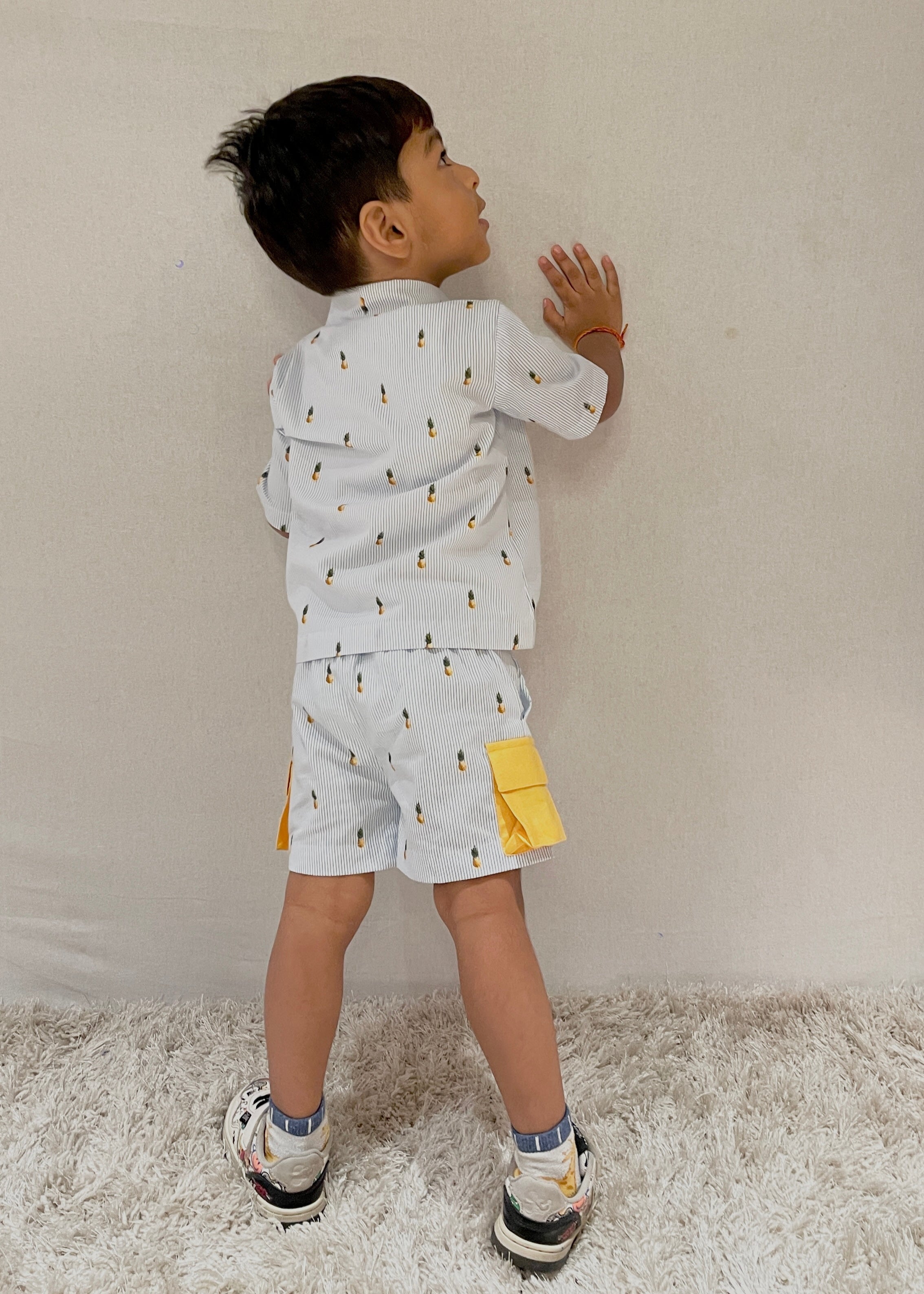 Pinstripe Pineapple Set