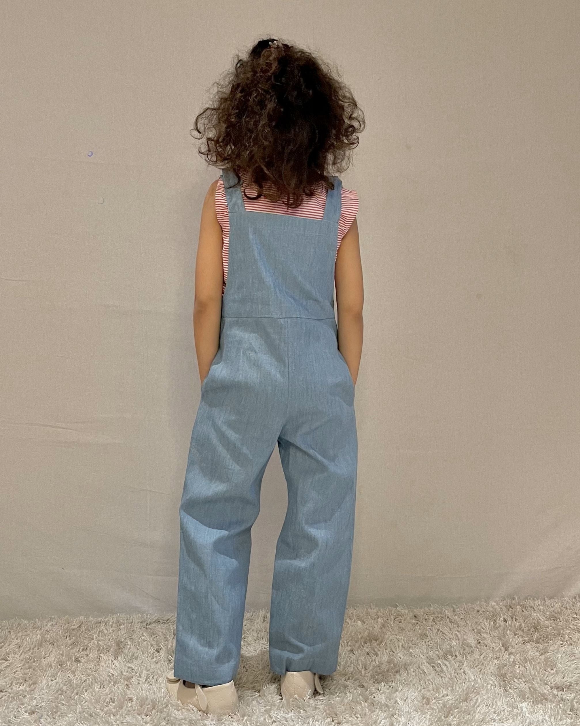 Denim Overall Set