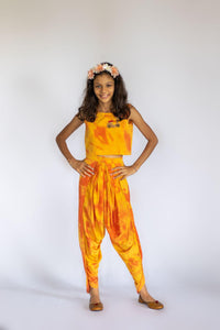 Orange Tie & Dye Set - 12 Yrs