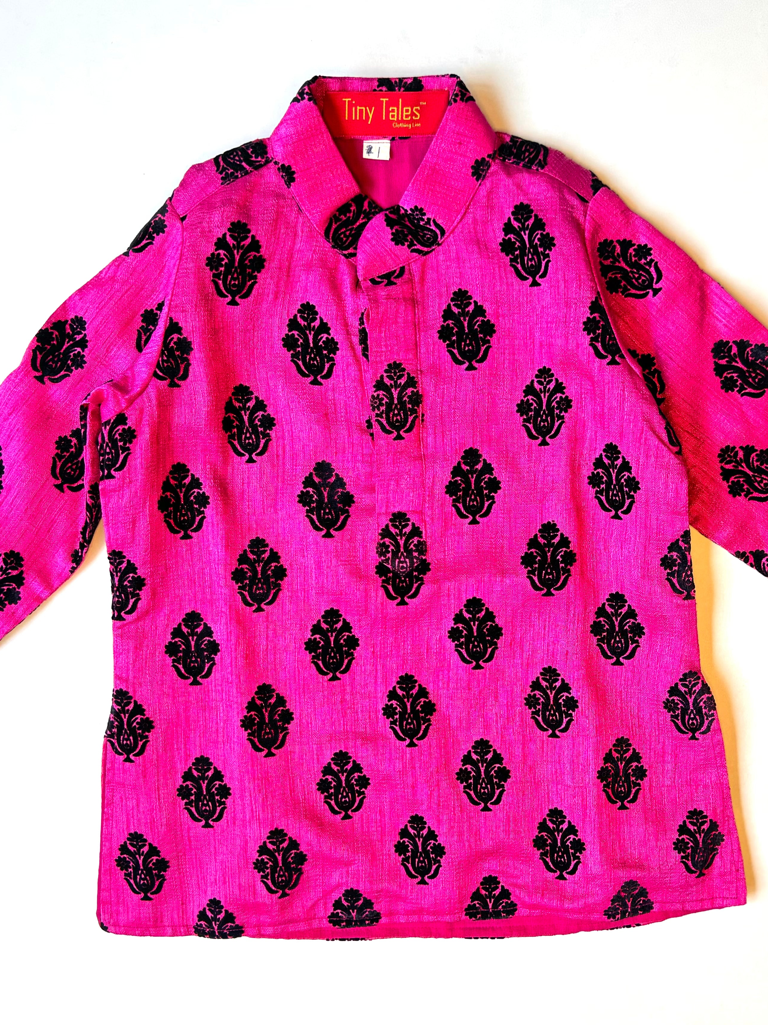 Pink Printed Kurta