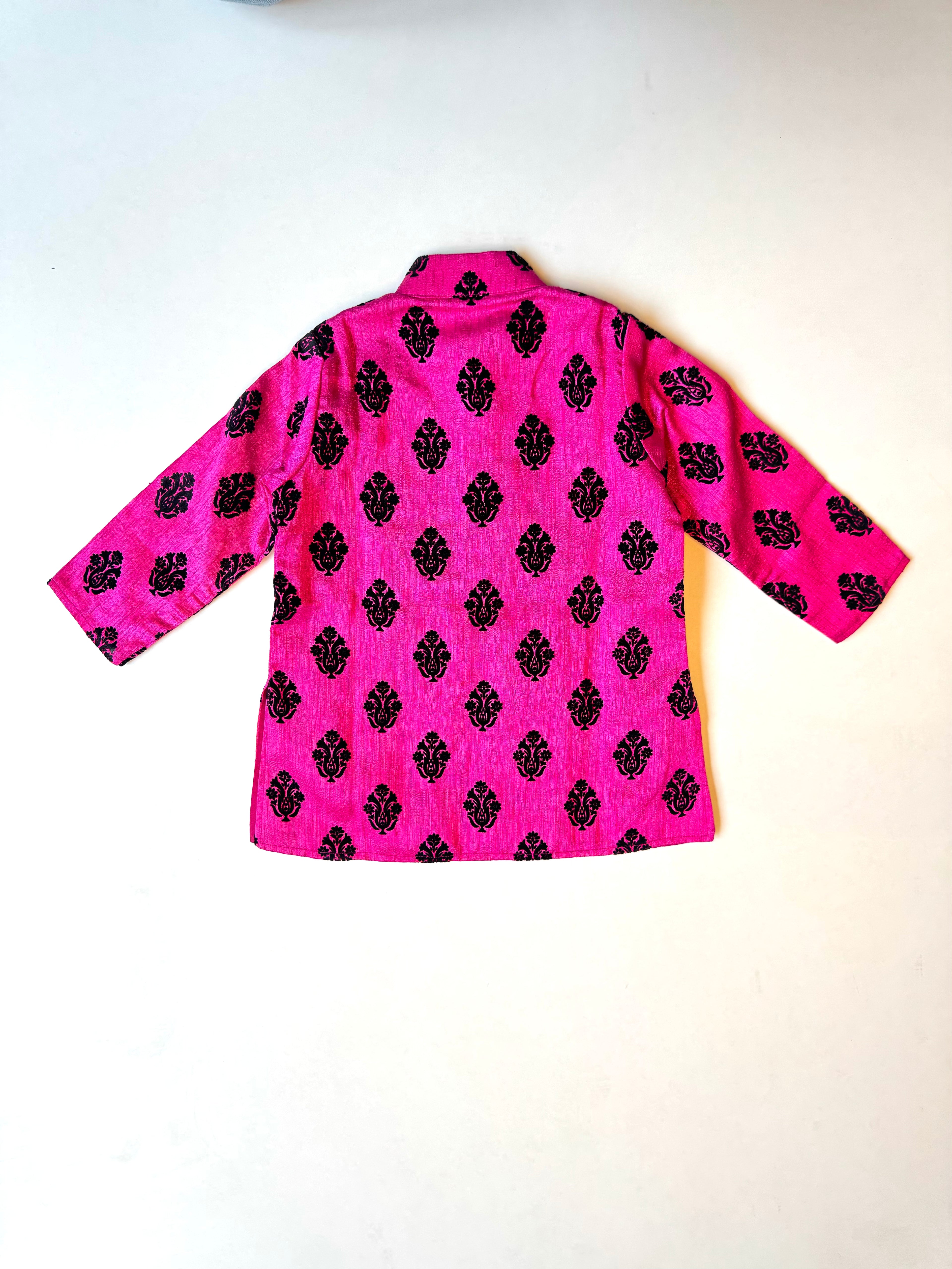 Pink Printed Kurta