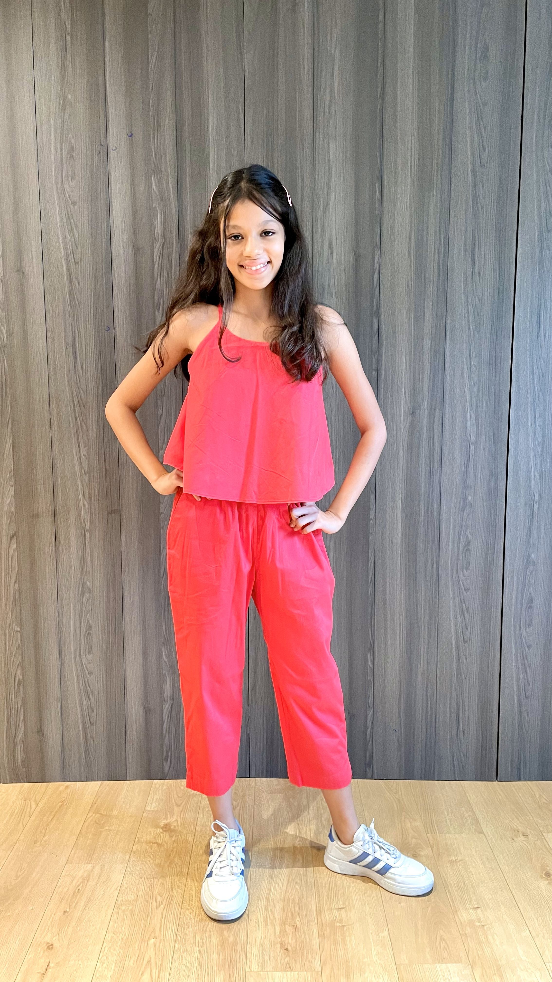 Pink Flap Jumpsuit