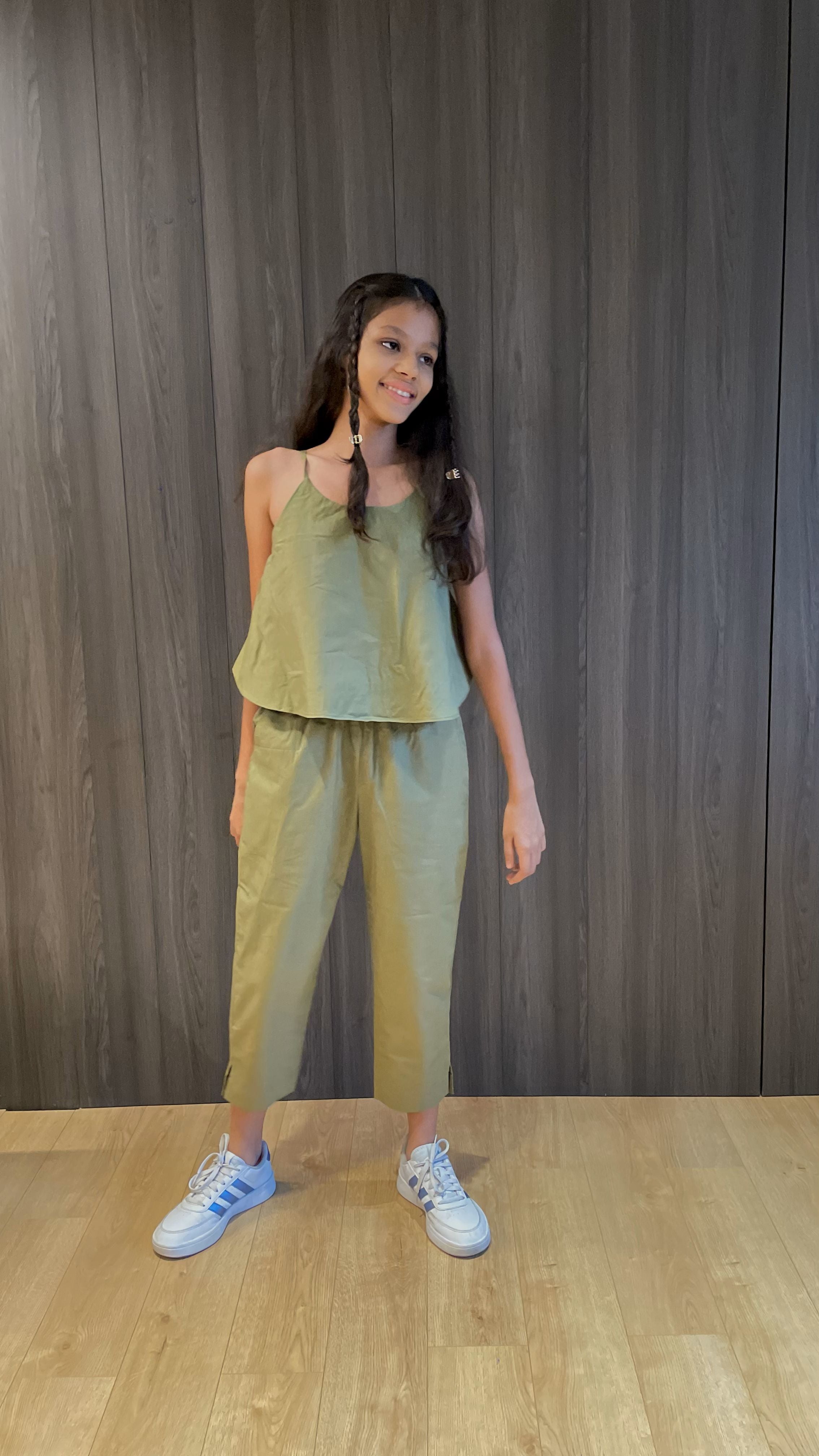 Olive Flap Jumpsuit