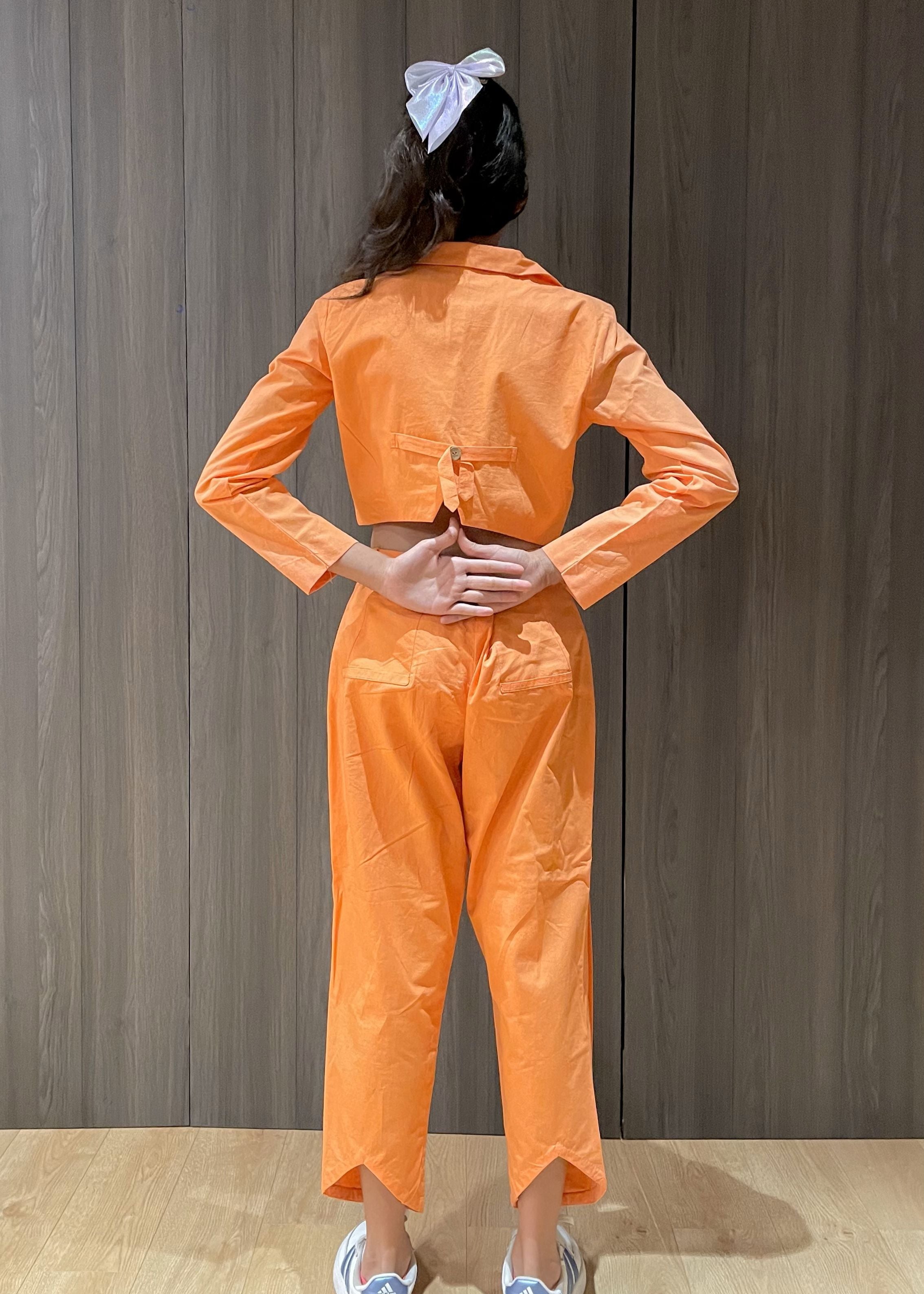 Orange Boxy Co-ord Set