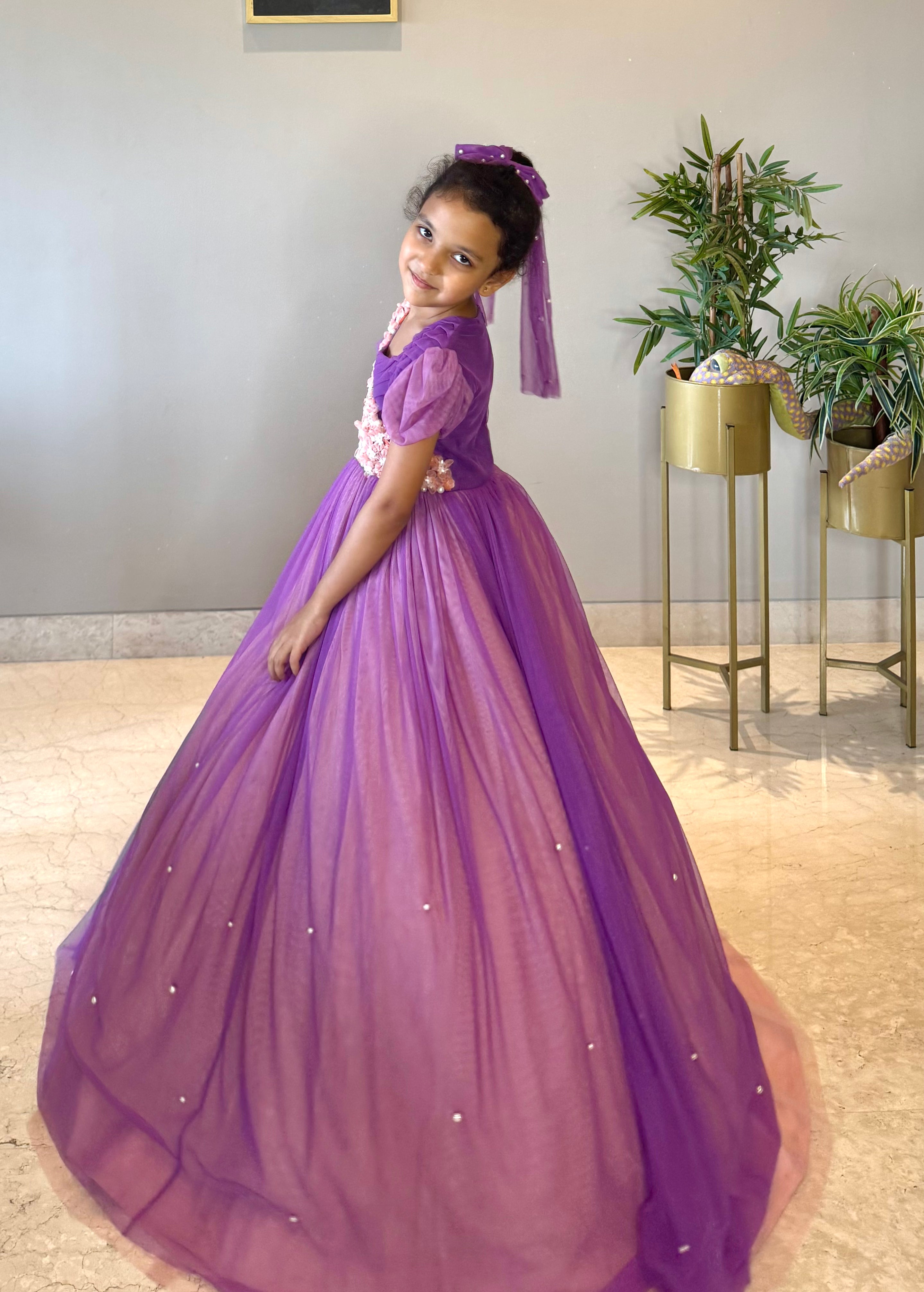 Custom Purple Gown