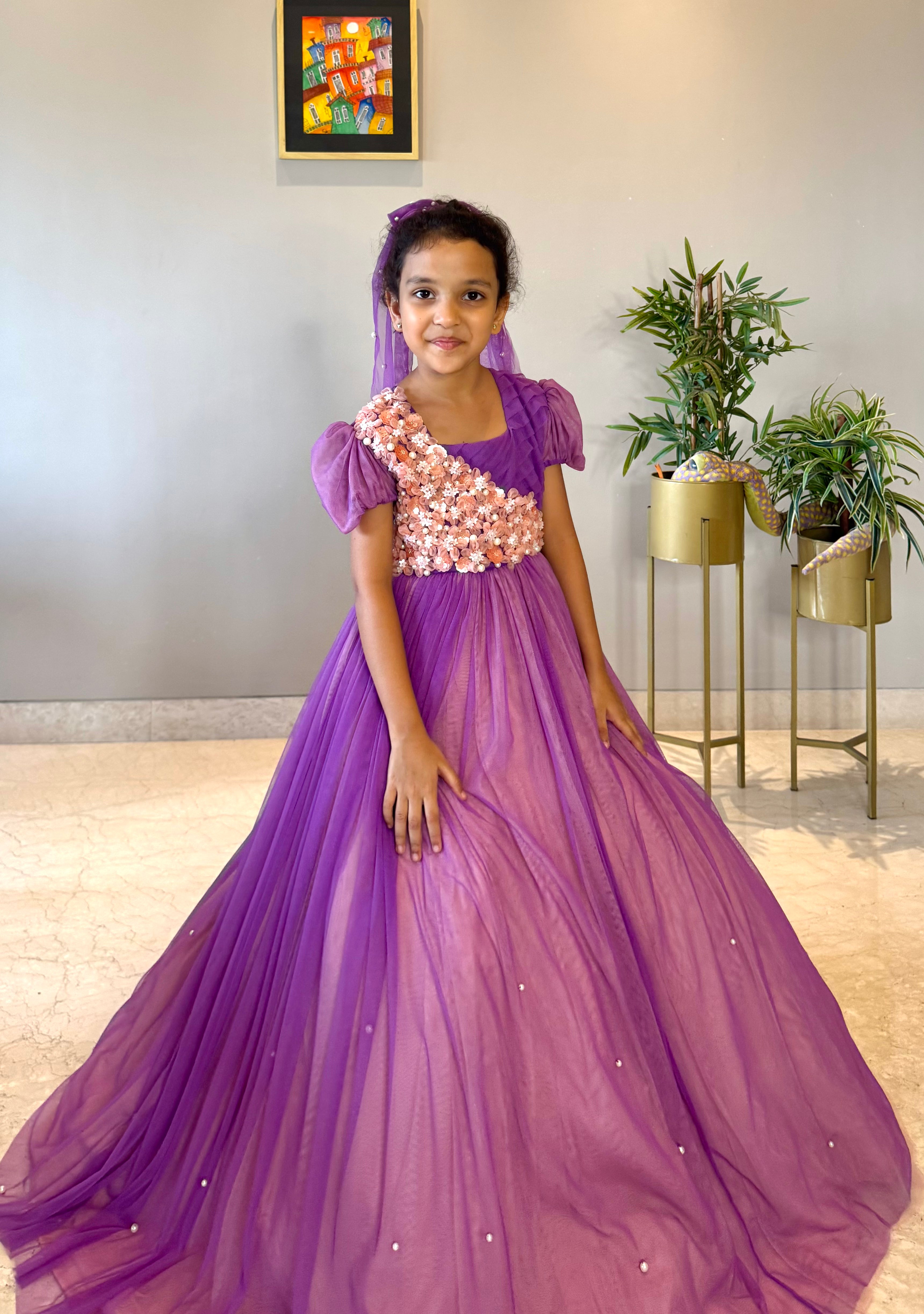 Custom Purple Gown
