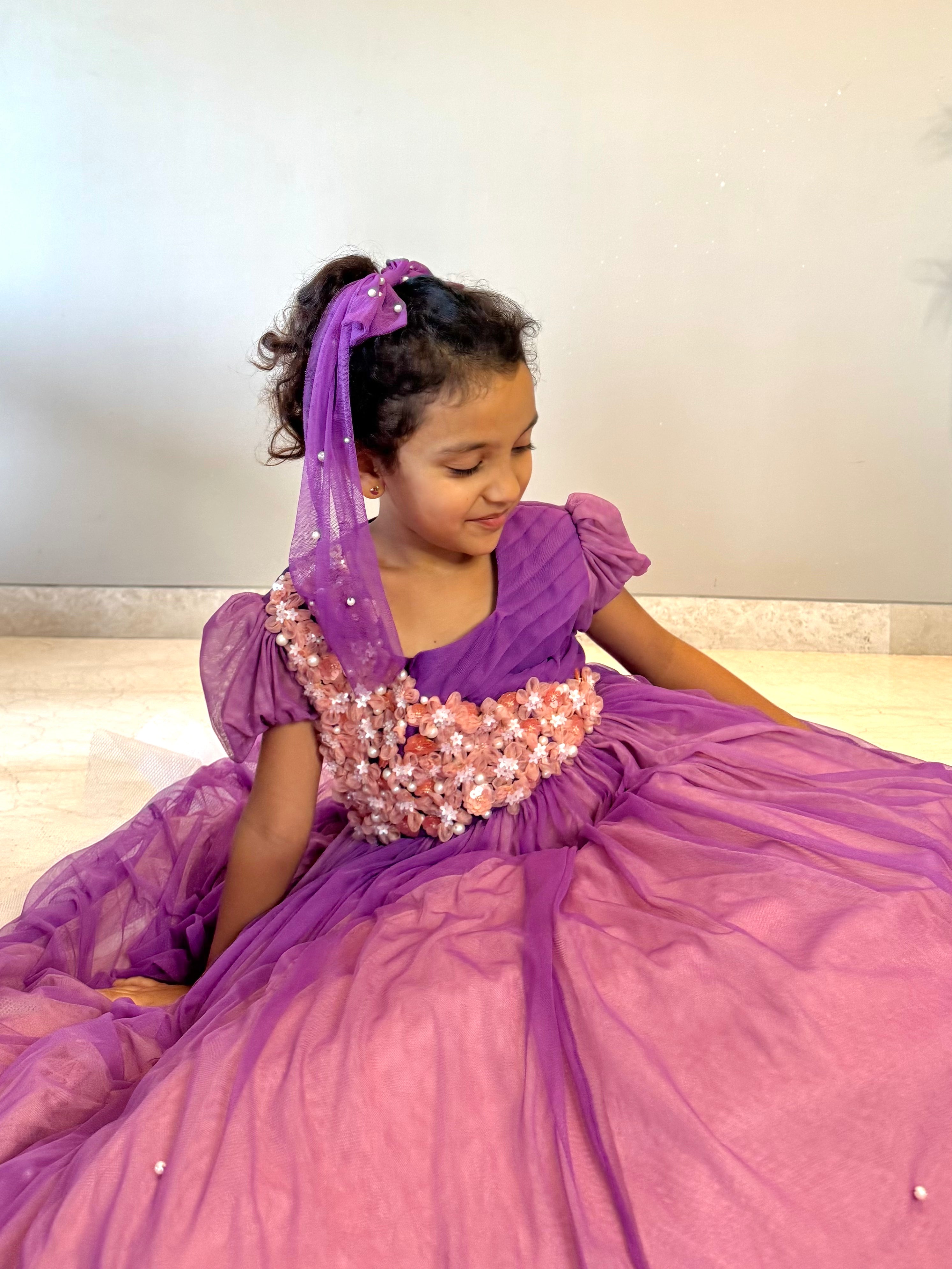 Custom Purple Gown
