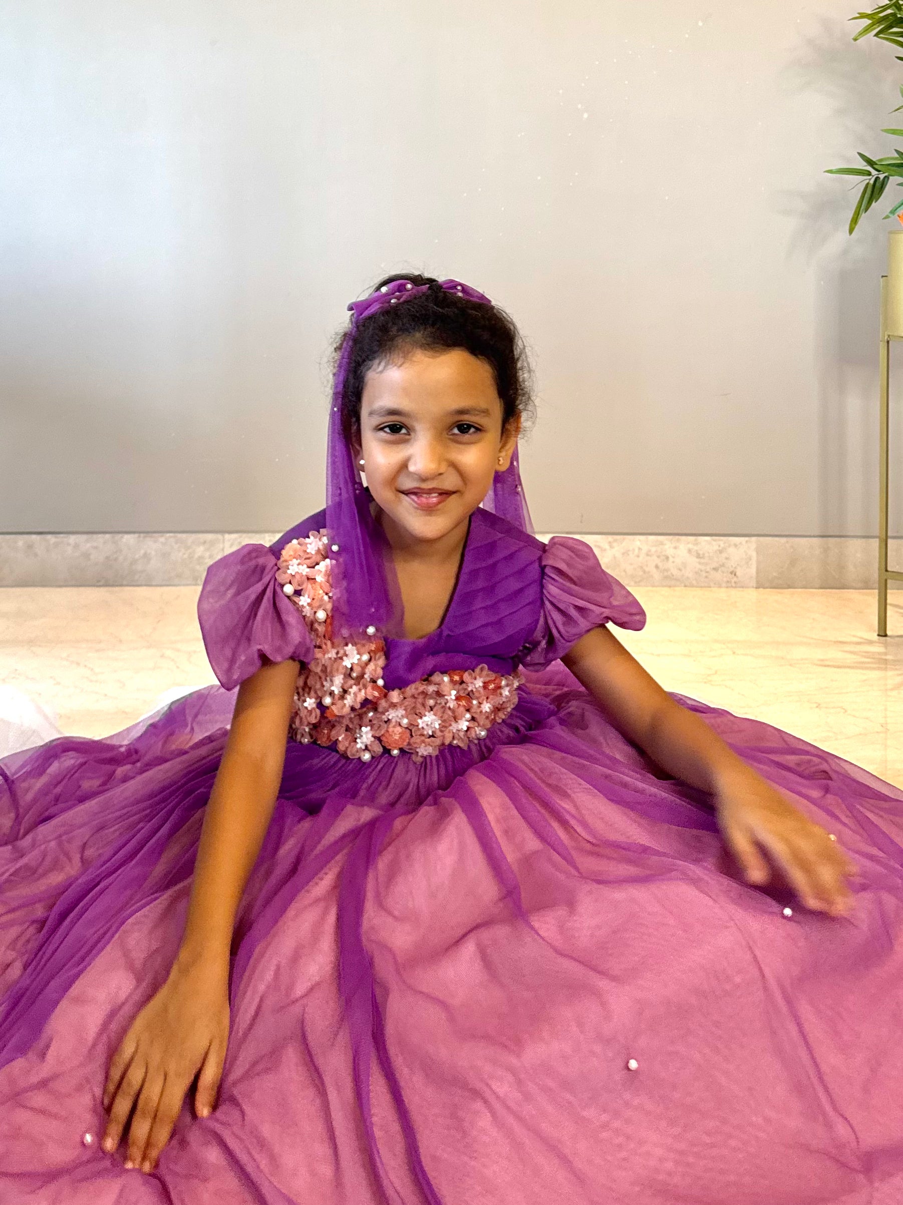 Custom Purple Gown