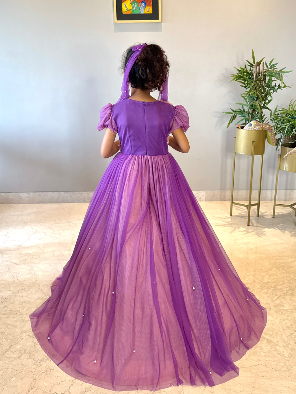 Custom Purple Gown