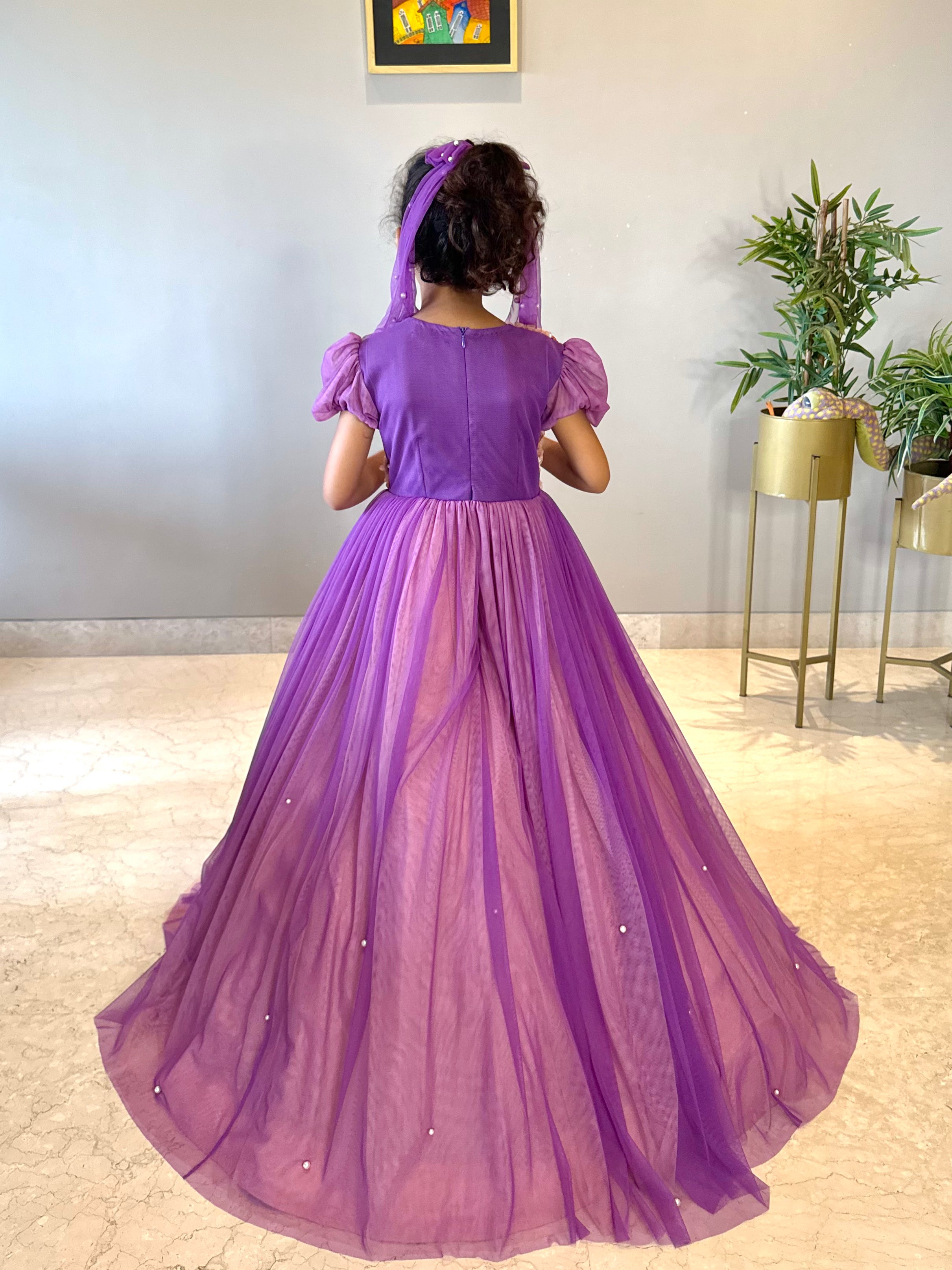 Custom Purple Gown