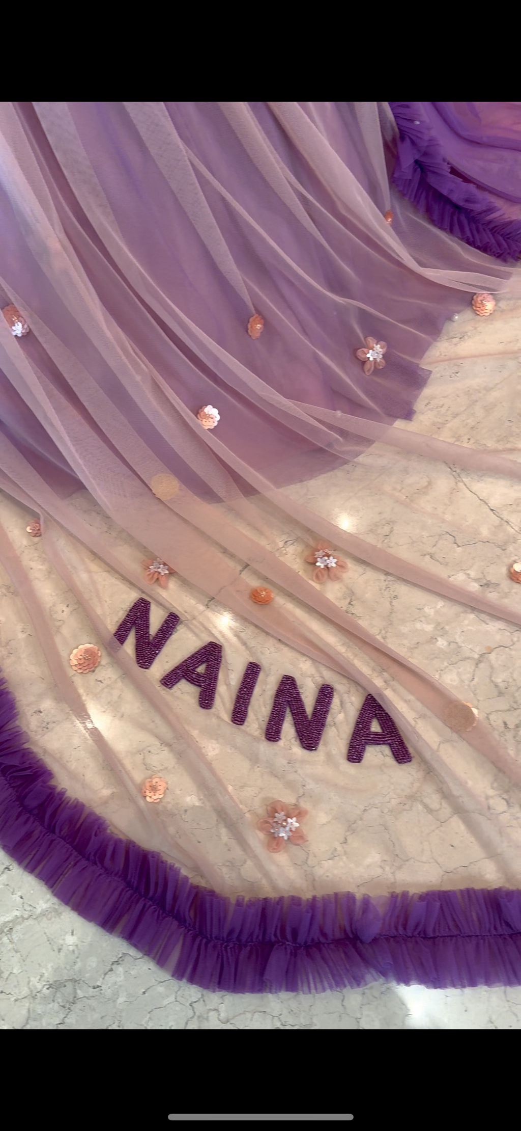 Custom Purple Gown